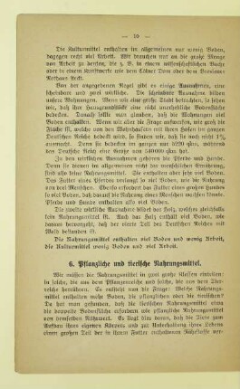 6. Pflanzliche und tierische Nahrungsmittel