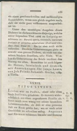 XXXIX. Titus Livius