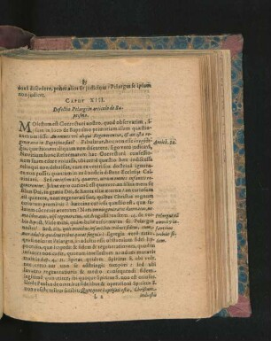 Caput XIII. Defectio Pelargi in articulo de Baptismo.