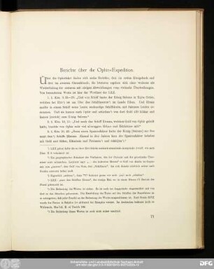 Berichte über die Ophir-Expedition.