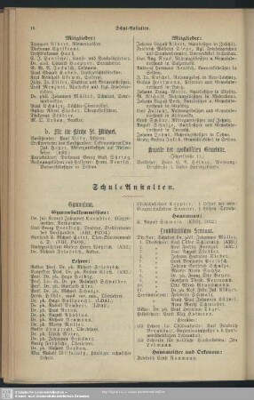 Schul-Anstalten