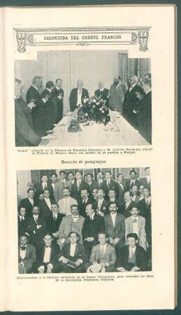 Despedida del consul francés - [Ilustración]