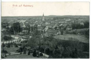 Radeburg. Blick auf Radeburg