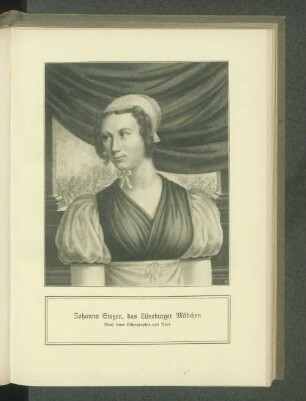 Johanna Stegen, das Lüneburger Mädchen