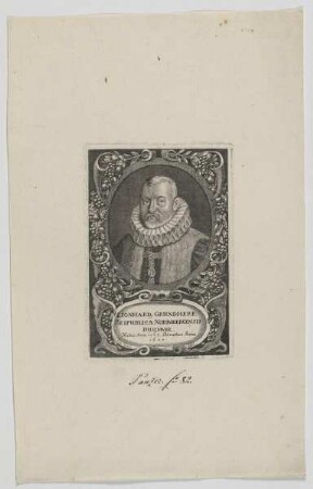 Bildnis des Leonhardus Grundherr