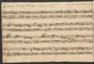 La Gabriel; clavier; C-Dur; H 97; Wq 117.35