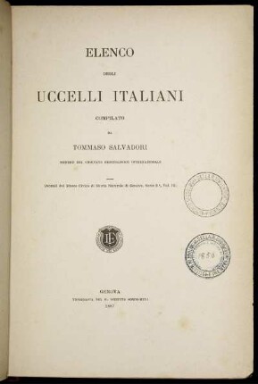 Elenco Degli Uccelli Italiani
