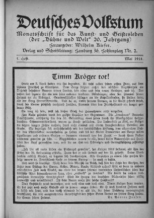 Timm Kröger tot!