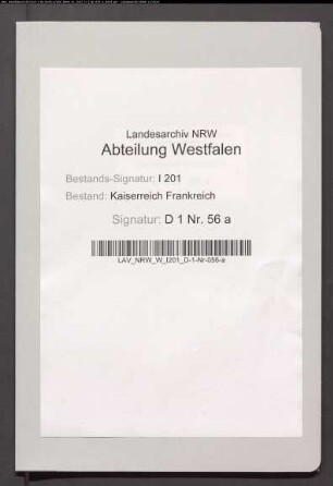 Abforderung der Appellationsakten aus Lüttich.