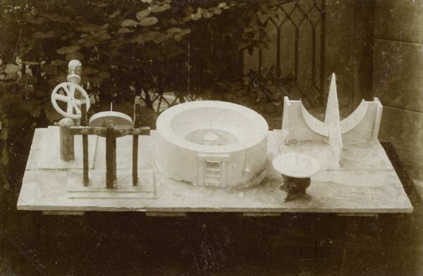 Benares Observatory instruments (model for the German Museum in Munich, made by Dr Joh. Riem)