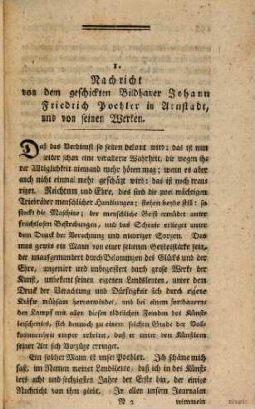 Miscellaneen artistischen Innhalts. 10. 1782