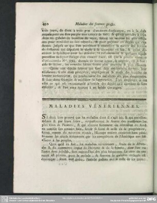 Maladies Vénériennes