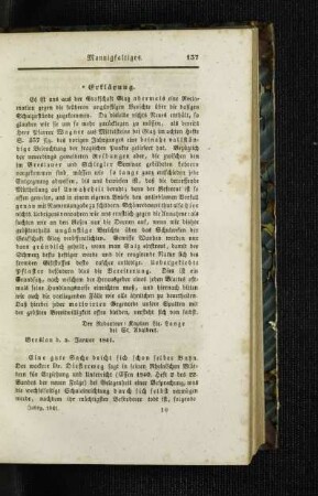 Mannigfaltiges