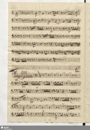 746. Aria: Bella Lenina cara carina / Fischietti, D.
