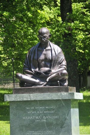 Genf - Denkmal für Mahatma Gandhi