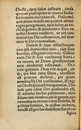 Enchiridion Theologicvm : Præcipva Veræ Religionis Capita Breviter Et Simpliciter Explicata Continens