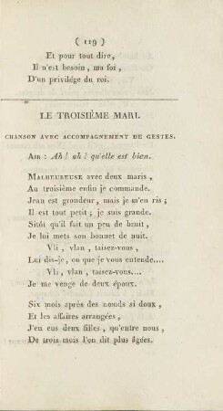 Le Troisième Mari.