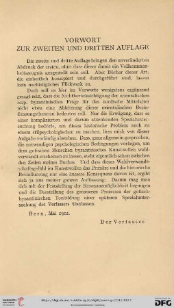 Vorwort zur zweiten und dritten Auflage