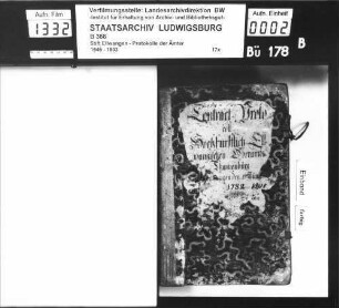 Kontraktsprotokoll des Amts Tannenburg