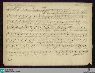 Le Pré aux clercs. Excerpts - Don Mus.Ms. 747 : V (3), orch