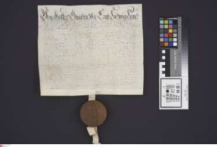 Berkach: Erbbestandsbrief über das Kirchengut zu Berkach