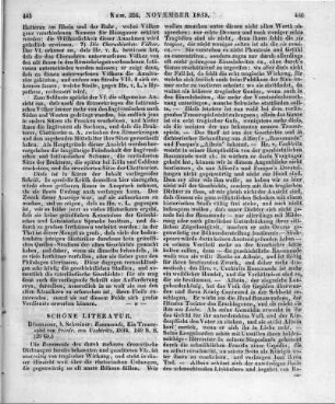 Uechtritz, F. von: Rosamunde. Ein Trauerspiel. Düsseldorf: Schreiner 1834