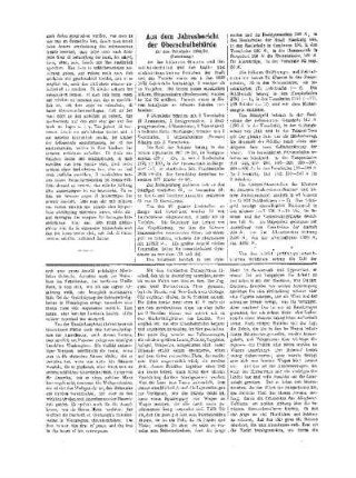 Aus dem Jahresbericht der Oberschulbehörde : (Fortsetzung) ; [(Fortsetzung folgt)]