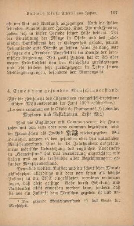 4. Etwas vom gesunden Menschenverstand