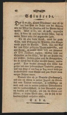 Schlußrede.