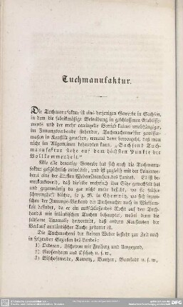 Tuchmanufaktur