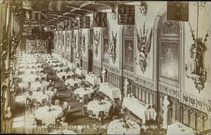 St. Georges Hall Windsor Castle. Laid for Supper.