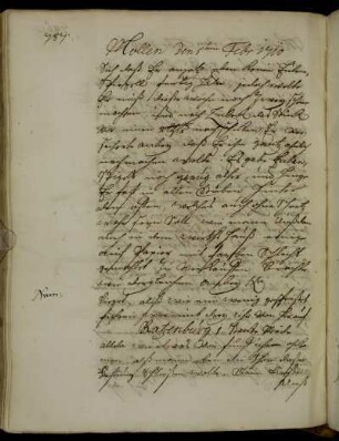 Ratzeburg 5. - 6. Februar 1710
