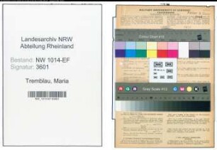 Entnazifizierung Maria Tremblau , geb. 29.09.1898 (Einkaeuferin)