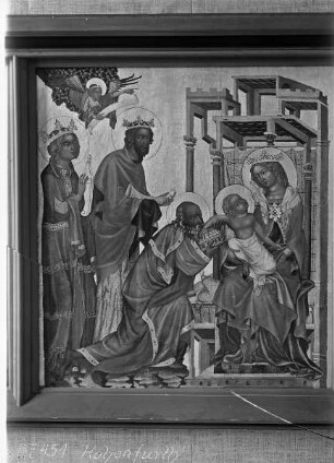 Hohenfurther Passionszyklus — Die Anbetung der Heiligen Drei Könige