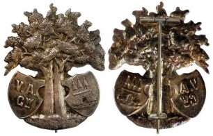 Altona: Tragbares Abzeichen des Vereins Altonaer Gewerbetreibender