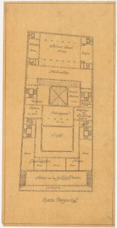 Haus der Freundschaft, Istanbul Vorprojekt 2: Grundriss 1. OG