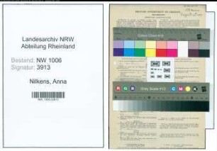 Entnazifizierung Anna Nilkens , geb. 01.06.1901 ()