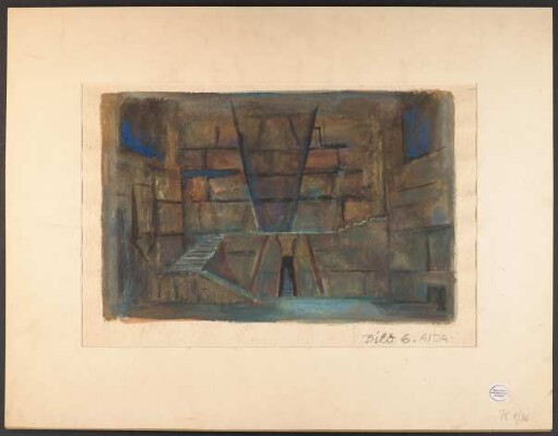 Bühnenbildentwurf: Aida Bild 6