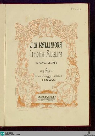 Lieder-Album : Gesang und Klavier