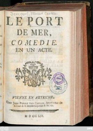 Le Port De Mer : Comedie En Un Acte