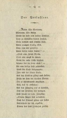 Der Verlassene