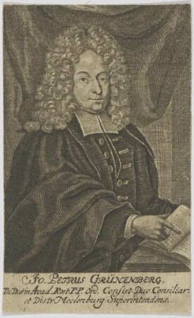 Bildnis des Jo. Petrus Grünenberg
