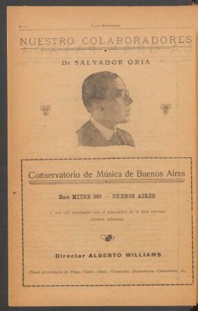 Nuestro colaboradores : [Foto retrato de] Dr. Salvador Oria
