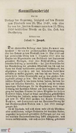 Kommissionsbericht