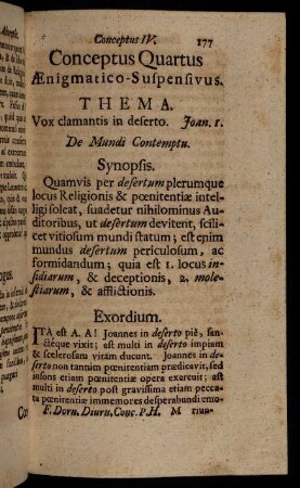 177-186, Conceptus Quartus AEnigmatico-Suspensivus.