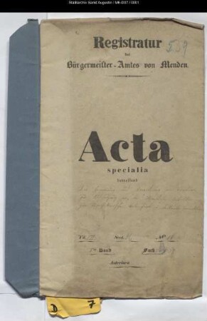 Ernennung und Vereidigung von Taxatoren - specialia -
