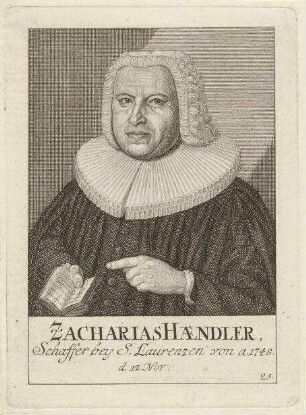 Zacharias Händler, Schaffer bei St. Lorenz