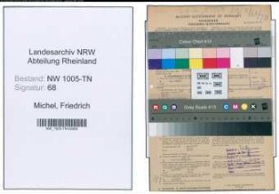 Entnazifizierung Friedrich Michel , geb. 17.08.1900 (Bueroangestellter)