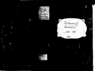 Dillendorf, Bonndorf im Schwarzwald WT; Katholische Gemeinde: Standesbuch 1810-1869