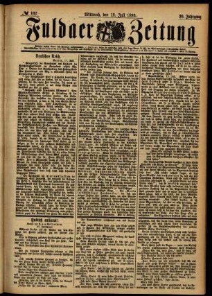 Ausgabe vom Mittwoch, den 19. Juli 1893.
